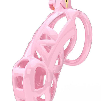 Rimba Toys - P-Cage PC01 - Kunststof Kuisheidskooi - Peniskooi - Chastity - Roze - Verkrijgbaar in 3 maten-Erotiekvoordeel.nl
