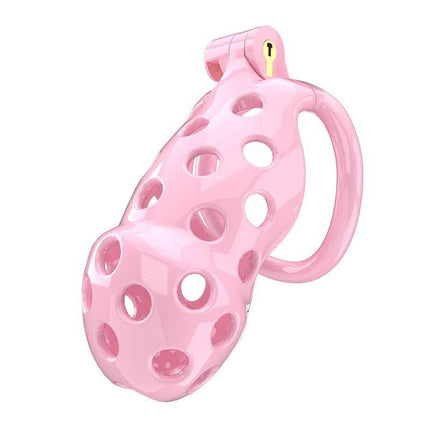 Rimba Toys - P-Cage PC03 - Kunststof Kuisheidskooi - Peniskooi - Chastity - Roze-Erotiekvoordeel.nl