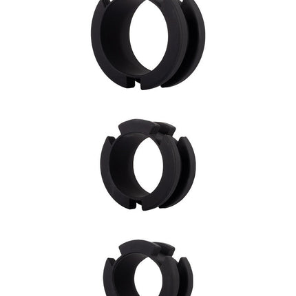 Rimba Toys - P-Cage PC05 - Siliconen Kuisheidskooi - Peniskooi - Chastity - Zwart-Erotiekvoordeel.nl