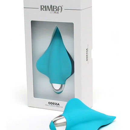 Rimba Toys Vulva en Clitoris Vibrator Odessa - turquoise- Erotiekvoordeel.nl
