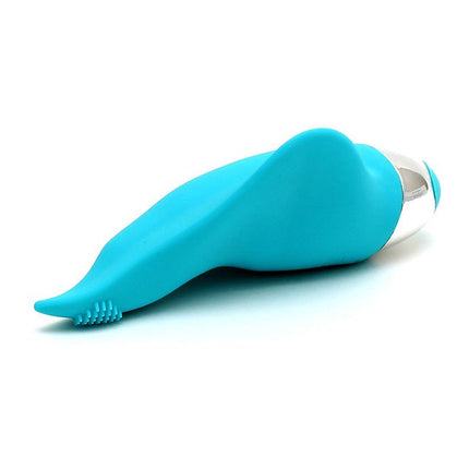 Rimba Toys Vulva en Clitoris Vibrator Odessa - turquoise- Erotiekvoordeel.nl
