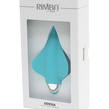 Rimba Toys Vulva en Clitoris Vibrator Odessa - turquoise- Erotiekvoordeel.nl
