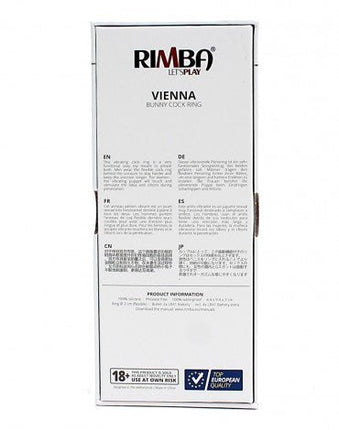 Rimba Vienna vibrerende cockring met clitoris stimulatie - zwart- Erotiekvoordeel.nl