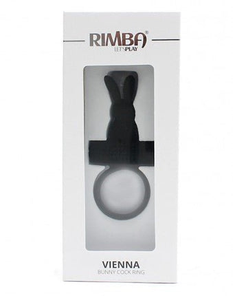 Rimba Vienna vibrerende cockring met clitoris stimulatie - zwart- Erotiekvoordeel.nl