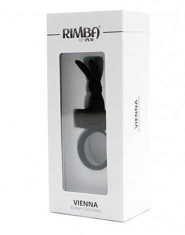 Rimba Vienna vibrerende cockring met clitoris stimulatie - zwart- Erotiekvoordeel.nl