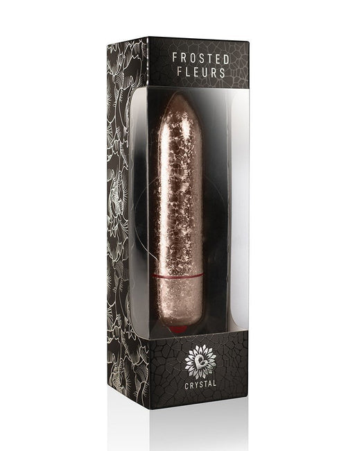 Rocks-Off RO-120MM Basis Vibrator "Frosted Fleur" - rosé goud - Erotiekvoordeel.nl