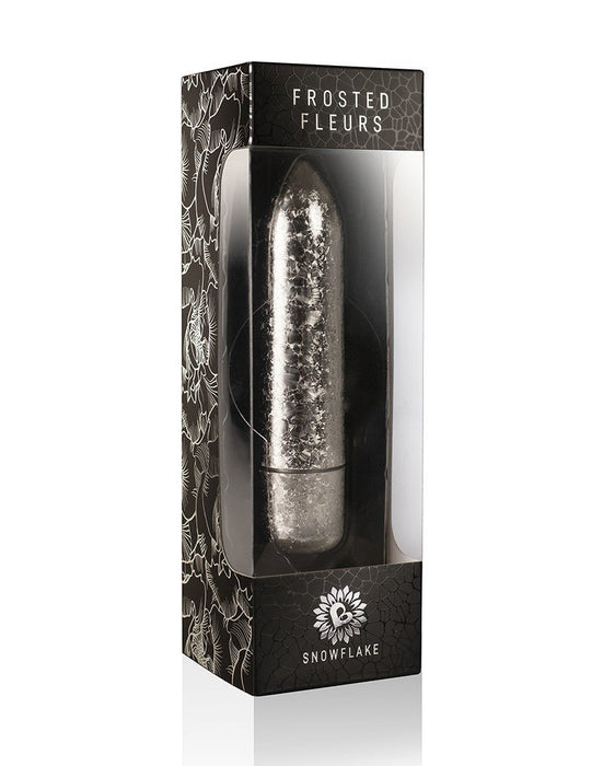 Rocks-Off RO-120MM Basis Vibrator "Frosted Fleur" - zilver - Erotiekvoordeel.nl