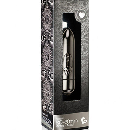 Rocks-Off RO-80MM Bullet Vibrator Midnight Metal - Erotiekvoordeel.nl