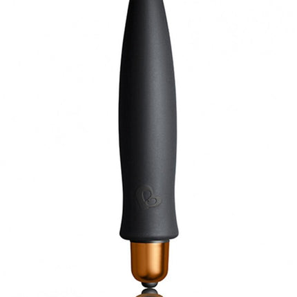 Rocks-Off Truly Dark Desires Set Mini Vibrator met Opzetstukken - zwart/goud - Erotiekvoordeel.nl