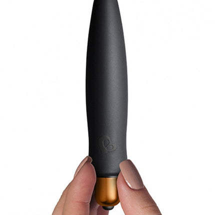 Rocks-Off Truly Dark Desires Set Mini Vibrator met Opzetstukken - zwart/goud - Erotiekvoordeel.nl