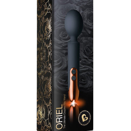 Rocks-off Mini Wand Vibrator Oriel - zwart/koper- Erotiekvoordeel.nl