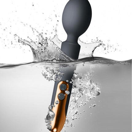 Rocks-off Mini Wand Vibrator Oriel - zwart/koper- Erotiekvoordeel.nl