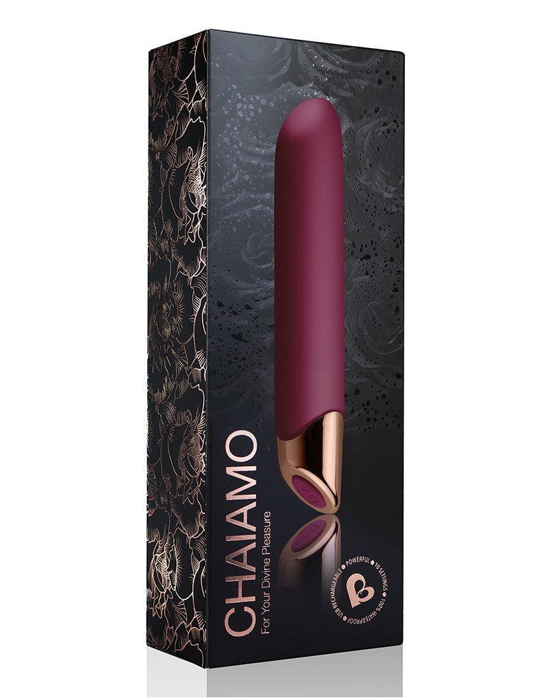 Rocks-off Mini vibrator "Chaiamo" - bordeaux rood - Erotiekvoordeel.nl