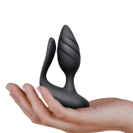 Rocks-off Partner Vibrator COCKTAIL met afstandsbediening - zwart-Erotiekvoordeel.nl