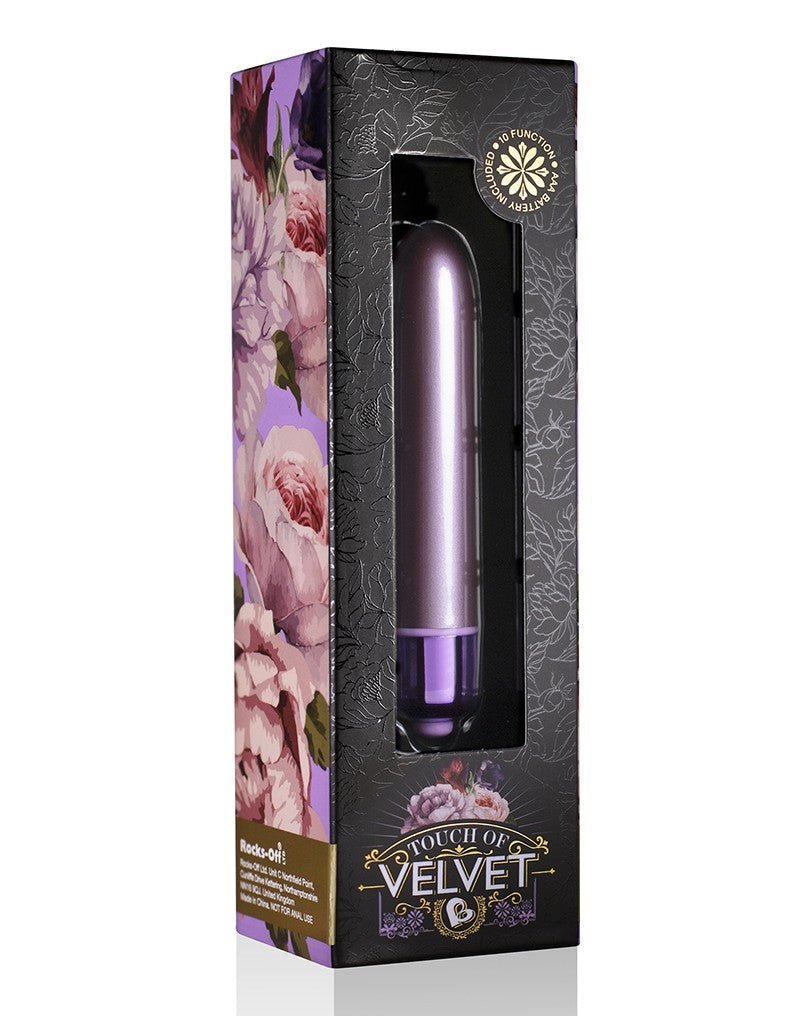 Rocks-off vibrator Touch of velvet Soft - Lila - Erotiekvoordeel.nl