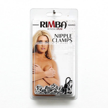 Rubber ring tepelklemmen met ketting verstelbaar - Erotiekvoordeel.nl