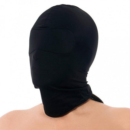 SM Hoofdmasker | Hood uit elastische stof compleet gesloten  - Erotiekvoordeel.nl