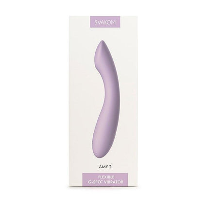 SVAKOM Amy 2 - Flexibele G-Spot Vibrator - Lila-Erotiekvoordeel.nl