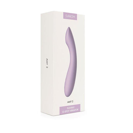 SVAKOM Amy 2 - Flexibele G-Spot Vibrator - Lila-Erotiekvoordeel.nl