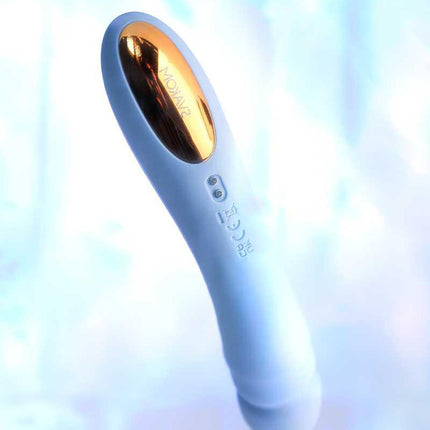 SVAKOM - Ava Neo - Stotende Vibrator - Thrusting Vibrator - Met App Control - Lichtblauw-Erotiekvoordeel.nl