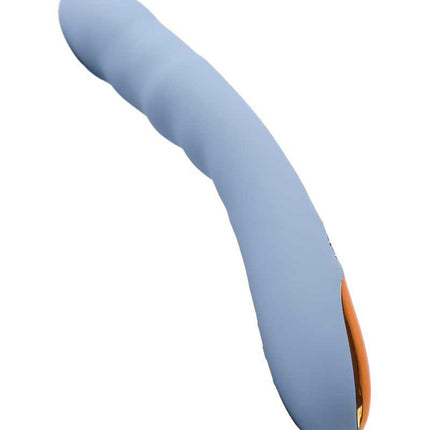 SVAKOM - Ava Neo - Stotende Vibrator - Thrusting Vibrator - Met App Control - Lichtblauw-Erotiekvoordeel.nl