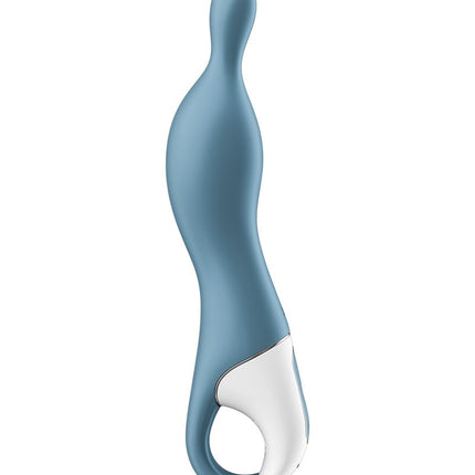 Satisfyer A-MAZING 1 A-spot Vibrator - blauw-Erotiekvoordeel.nl