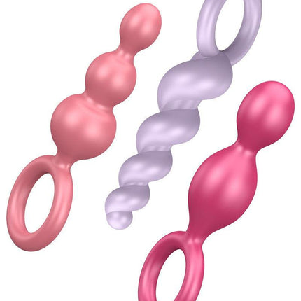 Satisfyer Anaal Plugs Set van 3 - gekleurd - Erotiekvoordeel.nl