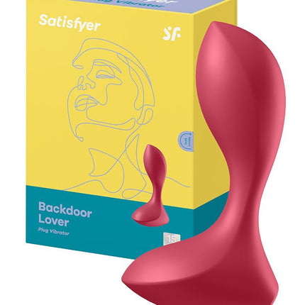 Satisfyer Anaal & Prostaat Vibrator BACK DOOR LOVER - rood-Erotiekvoordeel.nl