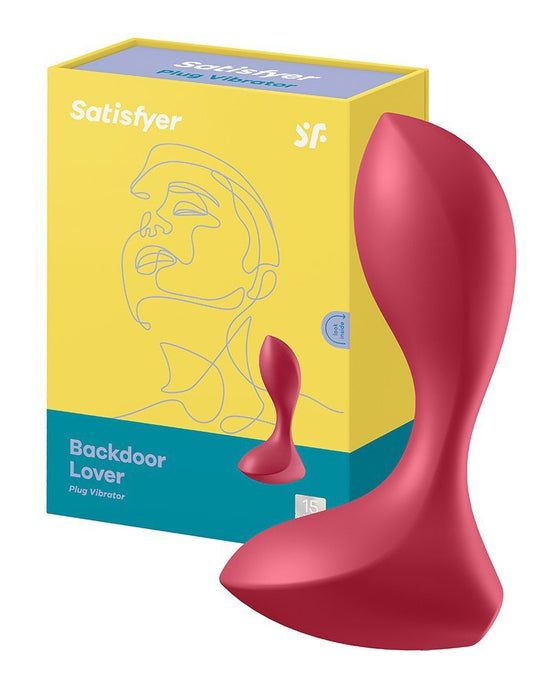 Satisfyer Anaal & Prostaat Vibrator BACK DOOR LOVER - rood-Erotiekvoordeel.nl