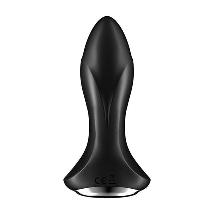 Satisfyer Anaal Vibrator met roterende kralen en APP Control ROTATOR PLUG 1+ - zwart-Erotiekvoordeel.nl