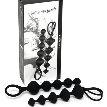 Satisfyer Beads Anale kralen - zwart - Erotiekvoordeel.nl