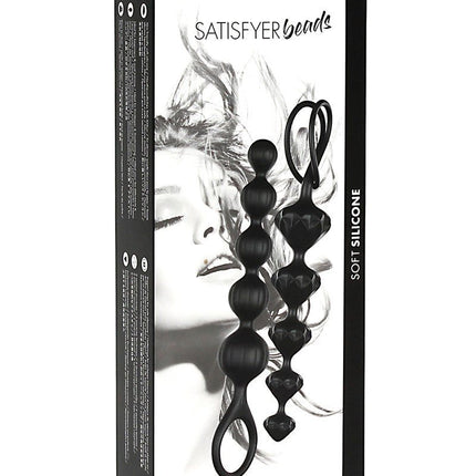 Satisfyer Beads Anale kralen - zwart - Erotiekvoordeel.nl