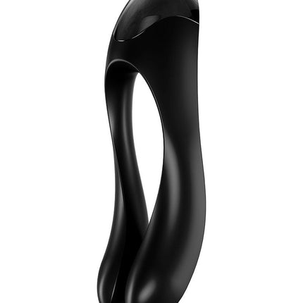 Satisfyer Candy Cane Vinger Vibrator - zwart- Erotiekvoordeel.nl