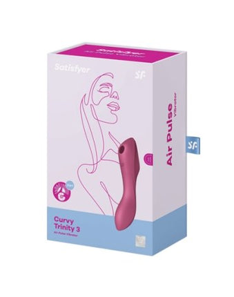 Satisfyer Curve Trinity 3-in-1 Vibrator - rood-Erotiekvoordeel.nl