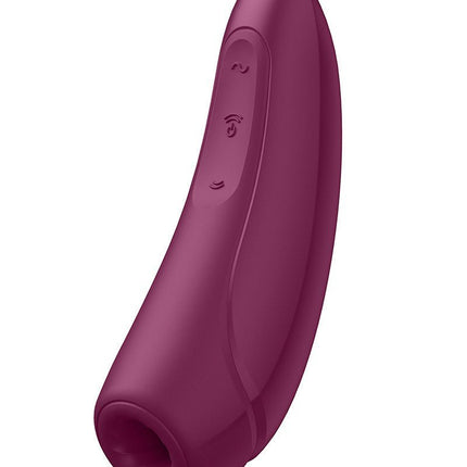 Satisfyer Curvy 1+ Rose Red App Connect Clitoris Vibrator- Erotiekvoordeel.nl