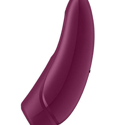 Satisfyer Curvy 1+ Rose Red App Connect Clitoris Vibrator- Erotiekvoordeel.nl