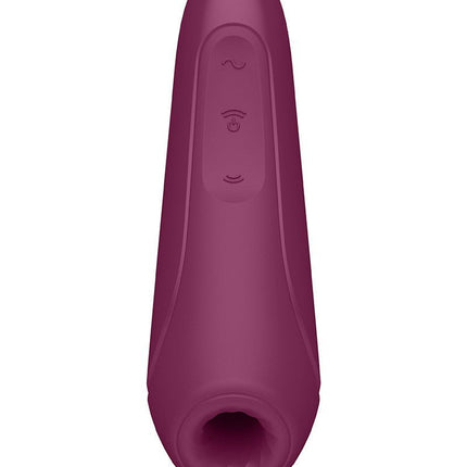 Satisfyer Curvy 1+ Rose Red App Connect Clitoris Vibrator- Erotiekvoordeel.nl