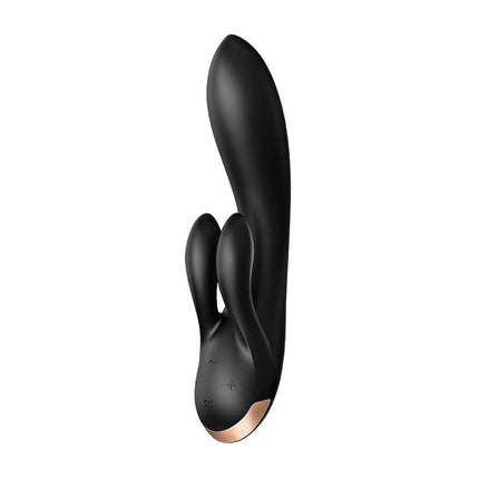Satisfyer Double Flex Rabbit Tarzan Vibrator met APP control - zwart-Erotiekvoordeel.nl