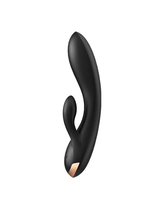 Satisfyer Double Flex Rabbit Tarzan Vibrator met APP control - zwart-Erotiekvoordeel.nl