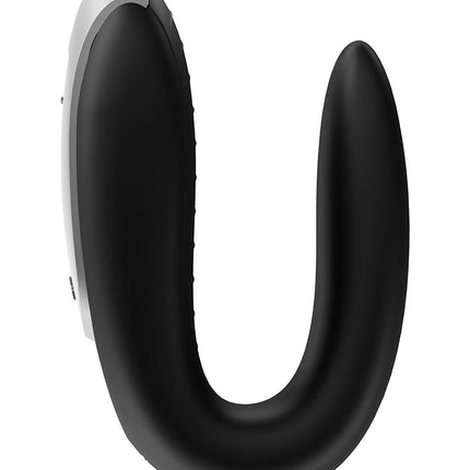 Satisfyer Double Fun Luxe Partner Vibrator met APP Control - zwart- Erotiekvoordeel.nl