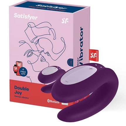 Satisfyer Double Joy PaarsMet app en Bluetooth Partner Vibrator- Erotiekvoordeel.nl