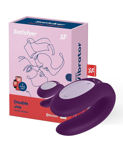 Satisfyer Double Joy PaarsMet app en Bluetooth Partner Vibrator- Erotiekvoordeel.nl