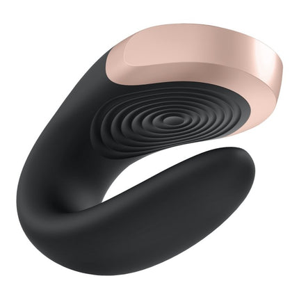 Satisfyer Double Love Luxe Partner Vibrator - zwart - Erotiekvoordeel.nl