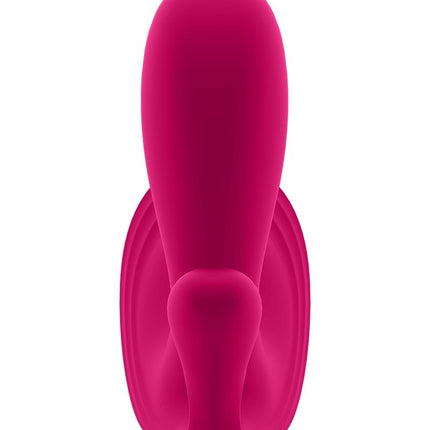 Satisfyer Draagbare Vibrator met Anaal Stimulator TOP SECRET PLUS - roze-Erotiekvoordeel.nl