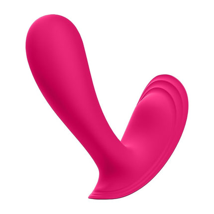 Satisfyer Draagbare Vibrator met Anaal Stimulator TOP SECRET - roze-Erotiekvoordeel.nl