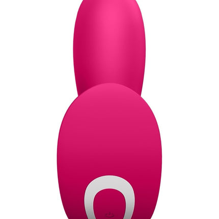 Satisfyer Draagbare Vibrator met Anaal Stimulator TOP SECRET - roze-Erotiekvoordeel.nl
