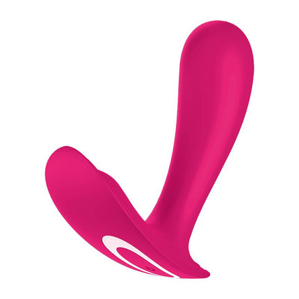 Satisfyer Draagbare Vibrator met Anaal Stimulator TOP SECRET - roze-Erotiekvoordeel.nl