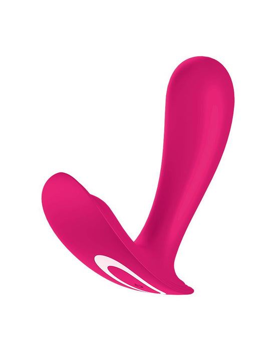 Satisfyer Draagbare Vibrator met Anaal Stimulator TOP SECRET - roze-Erotiekvoordeel.nl