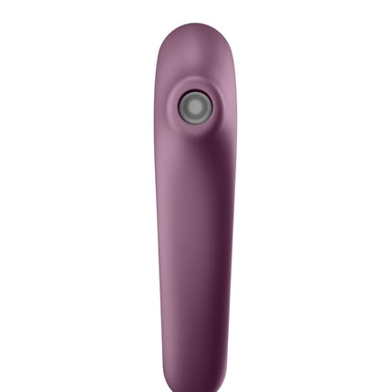 Satisfyer Dual Kiss Luchtdruk + G-Spot Vibrator 2-in-1 met APP control - Paars-Erotiekvoordeel.nl