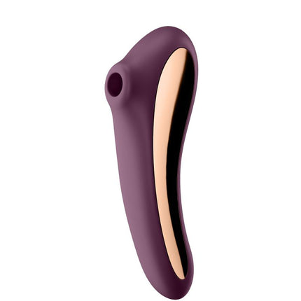 Satisfyer Dual Kiss Luchtdruk + G-Spot Vibrator 2-in-1 met APP control - Paars-Erotiekvoordeel.nl